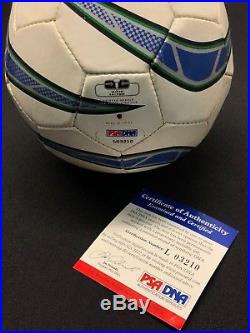 Landon Donovan Signed Mini Puma Soccer Ball LA Galaxy PSA L03210