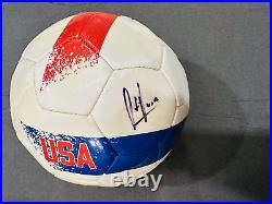 Landon Donovan signed inscribed #3 usa soccer ball with Elite COA