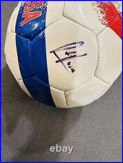 Landon Donovan signed inscribed #3 usa soccer ball with Elite COA