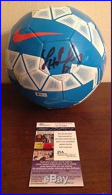 Lauren Holiday Team USA 2015 World Cup Champs Autographed Nike Soccer Ball JSA