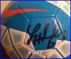 Lauren Holiday Team USA 2015 World Cup Champs Autographed Nike Soccer Ball JSA