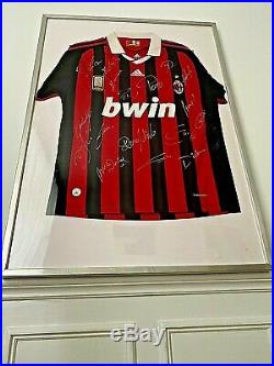 Legend Ronaldinho's Own Jersey, Serie A, 2008/2009, Signed By Every Player
