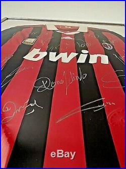 Legend Ronaldinho's Own Jersey, Serie A, 2008/2009, Signed By Every Player