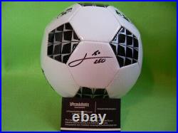 Leo Messi Signed Autographed Soccer Ball Certified COA D150