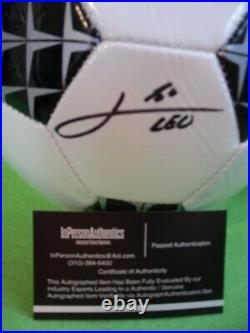 Leo Messi Signed Autographed Soccer Ball Certified COA D150