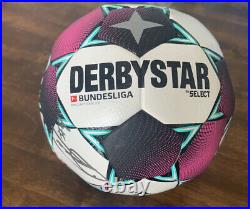 Leon Bailey Signed Autograph Derbystar Bundesliga Soccer Ball Leverkusen JSA COA