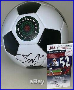 Lindsey Horan Team USA signed F/S Portland Thorns Soccer Ball autographed JSA