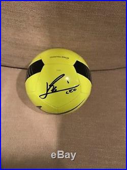 Lionel Leo Messi Autographed Signed Soccer Ball with COA