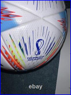 Lionel Leo Messi Signed 2022 World Cup Soccer Ball GOAT Miami PSA/DNA LOA