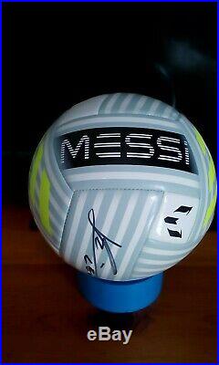 Lionel Messi Argentina original Autographed Signed Messi Adidas Soccer Ball COA