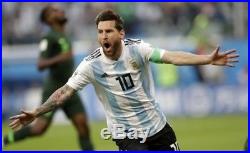 Lionel Messi Autographed Adidas Argentina Ball COA