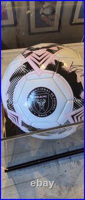 Lionel Messi Autographed Inter Miami MLS Championship Ball