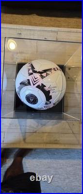 Lionel Messi Autographed Inter Miami MLS Championship Ball