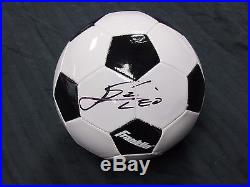 Lionel Messi Autographed Signed Soccer Ball with GA COA