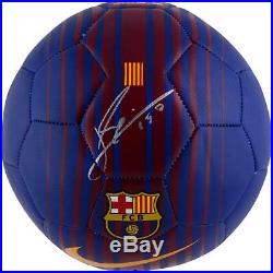Lionel Messi Barcelona Autographed Soccer Ball ICONS