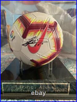 Lionel Messi Barcelona Fanatics Authentic Autographed Soccer Ball