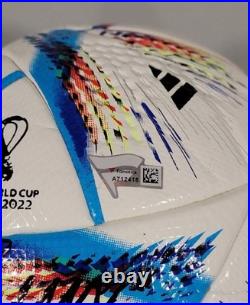 Lionel Messi & Cristiano Ronaldo Dual Signed/Auto 2022 World Cup Ball Fanatics