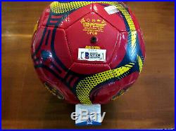 Lionel Messi Fc Barcelona Spain Soccer Signed Auto Fbc Soccer Ball Beckett Bas