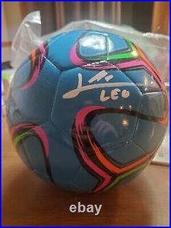 Lionel Messi Hand-Signed Autograph Ball American Challenge (Never Displayed)