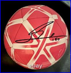 Lionel Messi Inter Miami CF Autographed, New Never displayed Soccer Ball With COA