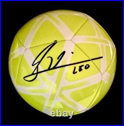 Lionel Messi Inter Miami CF Signed New Never displayed Adidas Soccer Ball WithCOA Lionel Messi Inter Miami CF Signed New Never displayed Adidas Soccer Ball WithCOA
