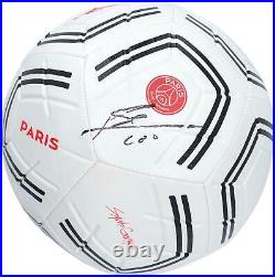 Lionel Messi Paris Saint-Germain Autographed Team Logo Soccer Ball