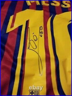 Lionel Messi Personally Hand Signed Barcelona 2019/2020 + Proof + Coa