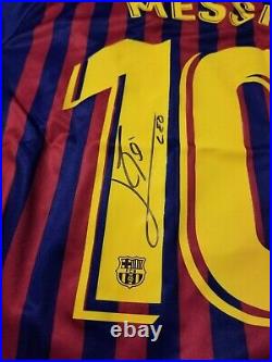 Lionel Messi Personally Hand Signed Barcelona 2019/2020 + Proof + Coa