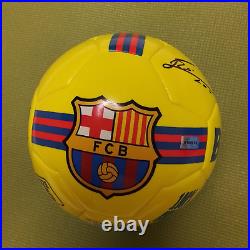 Lionel Messi Signed Autographed Barcelona FC Soccer Ball With COA