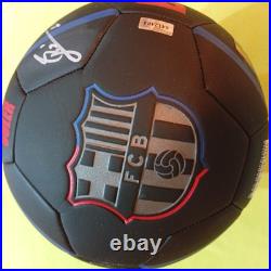 Lionel Messi Signed Autographed FC Barcelona Ball Official With COA