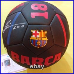 Lionel Messi Signed Autographed FC Barcelona Ball Official With COA
