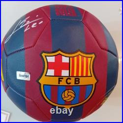 Lionel Messi Signed Autographed FC Barcelona Ball Official withCOA