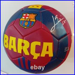 Lionel Messi Signed Autographed FC Barcelona Ball Official withCOA