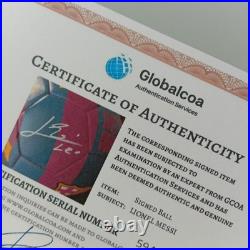 Lionel Messi Signed Autographed FC Barcelona Ball Official withCOA Lionel Messi Signed Autographed FC Barcelona Ball Official withCOA