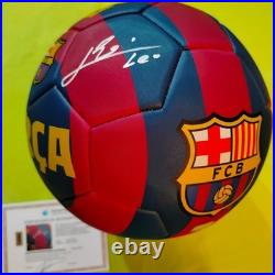 Lionel Messi Signed Autographed FC Barcelona Soccer Ball Official With COA