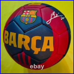 Lionel Messi Signed Autographed FC Barcelona Soccer Ball Official With COA