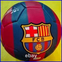 Lionel Messi Signed Autographed FC Barcelona Soccer Ball Official With COA