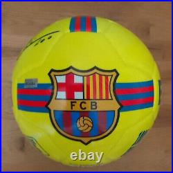 Lionel Messi Signed Autographed FC Barcelona Soccer Ball Official withCOA Lionel Messi Signed Autographed FC Barcelona Soccer Ball Official withCOA