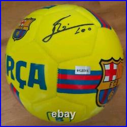 Lionel Messi Signed Autographed FC Barcelona Soccer Ball Official withCOA Lionel Messi Signed Autographed FC Barcelona Soccer Ball Official withCOA