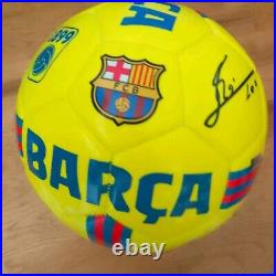 Lionel Messi Signed Autographed FC Barcelona Soccer Ball Official withCOA Lionel Messi Signed Autographed FC Barcelona Soccer Ball Official withCOA