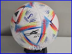 Lionel Messi Signed Autographed FIFA World cup 2022 Soccer Ball COA