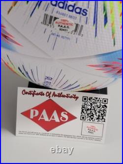 Lionel Messi Signed Autographed FIFA World cup 2022 Soccer Ball COA