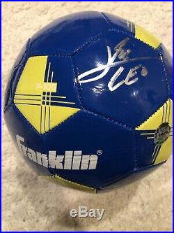 Lionel Messi Signed Autographed RARE Soccer Ball COA