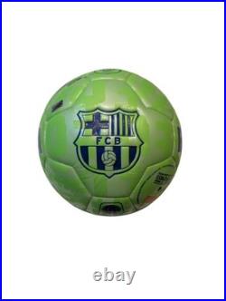 Lionel Messi Signed FC Barcelona Soccer Ball Autographed Barca Football GCOA COA