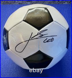 Lionel Messi Signed Size 4 Ball With Red Carpet Authentics COA Lionel Messi Signed Size 4 Ball With Red Carpet Authentics COA