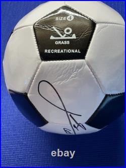 Lionel Messi Signed Size 4 Ball With Red Carpet Authentics COA Lionel Messi Signed Size 4 Ball With Red Carpet Authentics COA
