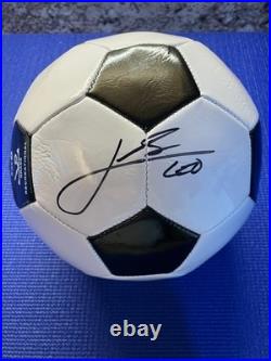 Lionel Messi Signed Size 4 Ball With Red Carpet Authentics COA Lionel Messi Signed Size 4 Ball With Red Carpet Authentics COA