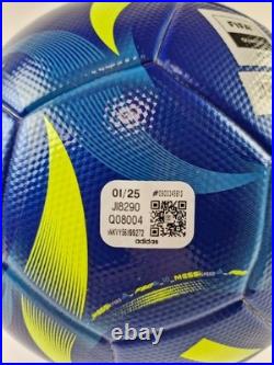 Lionel Messi Soccer Ball Hand Signed+Acrylic cube+COA+Free shipping