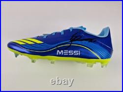 Lionel Messi Soccer Ball+shoe+Hand Signed by Messi+COA+Free shipping=02 pieces