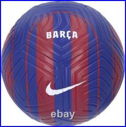 Lionel Messi & Zlatan Ibrahimovic Barcelona Signed Nike Home Academy Soccer Ball